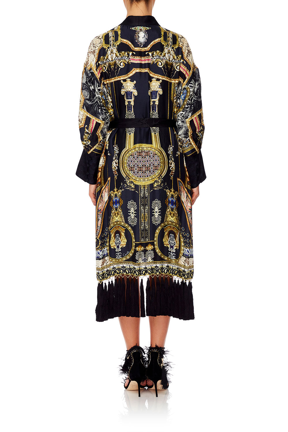 CAMILLA HIGH LOW HEM LAYER WITH CUFF MIDNIGHT MEETING