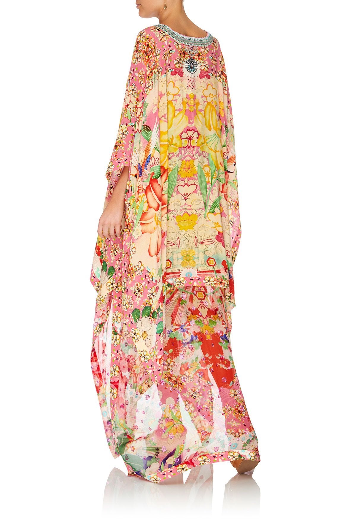 HIGH LOW HEM V-NECK KAFTAN KIMONO KISSES