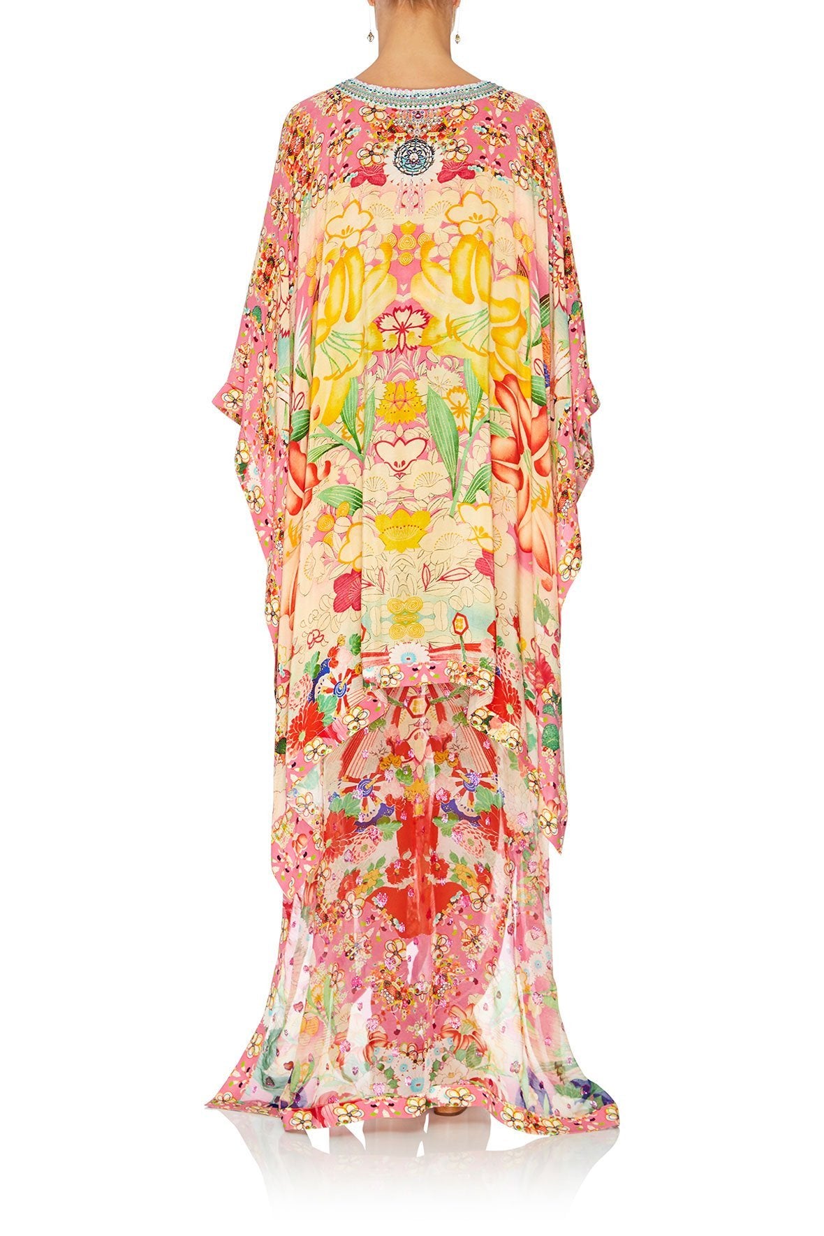 HIGH LOW HEM V-NECK KAFTAN KIMONO KISSES