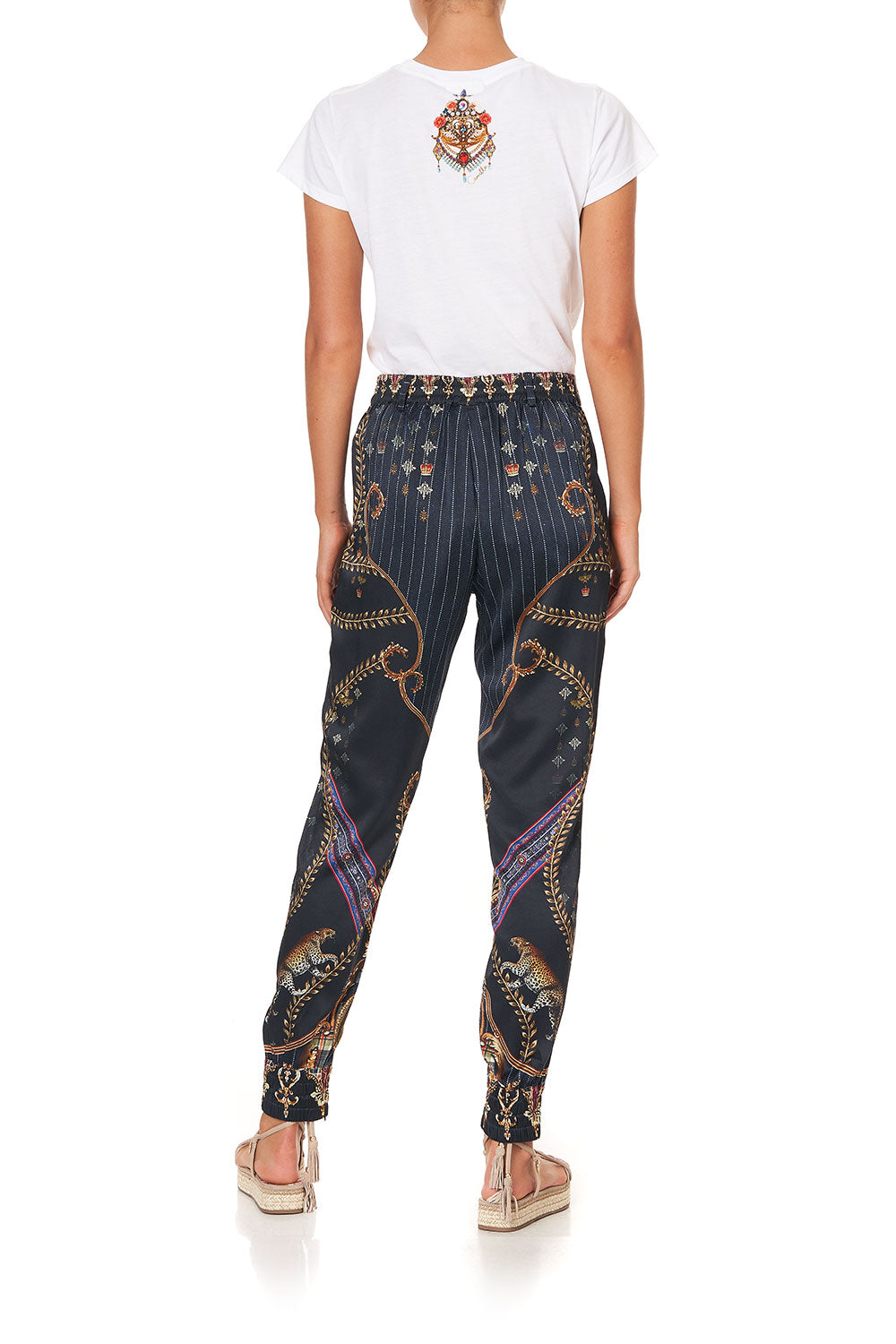 JOGGER WITH ENCASED ELASTIC CUFF DINING HALL DARLING