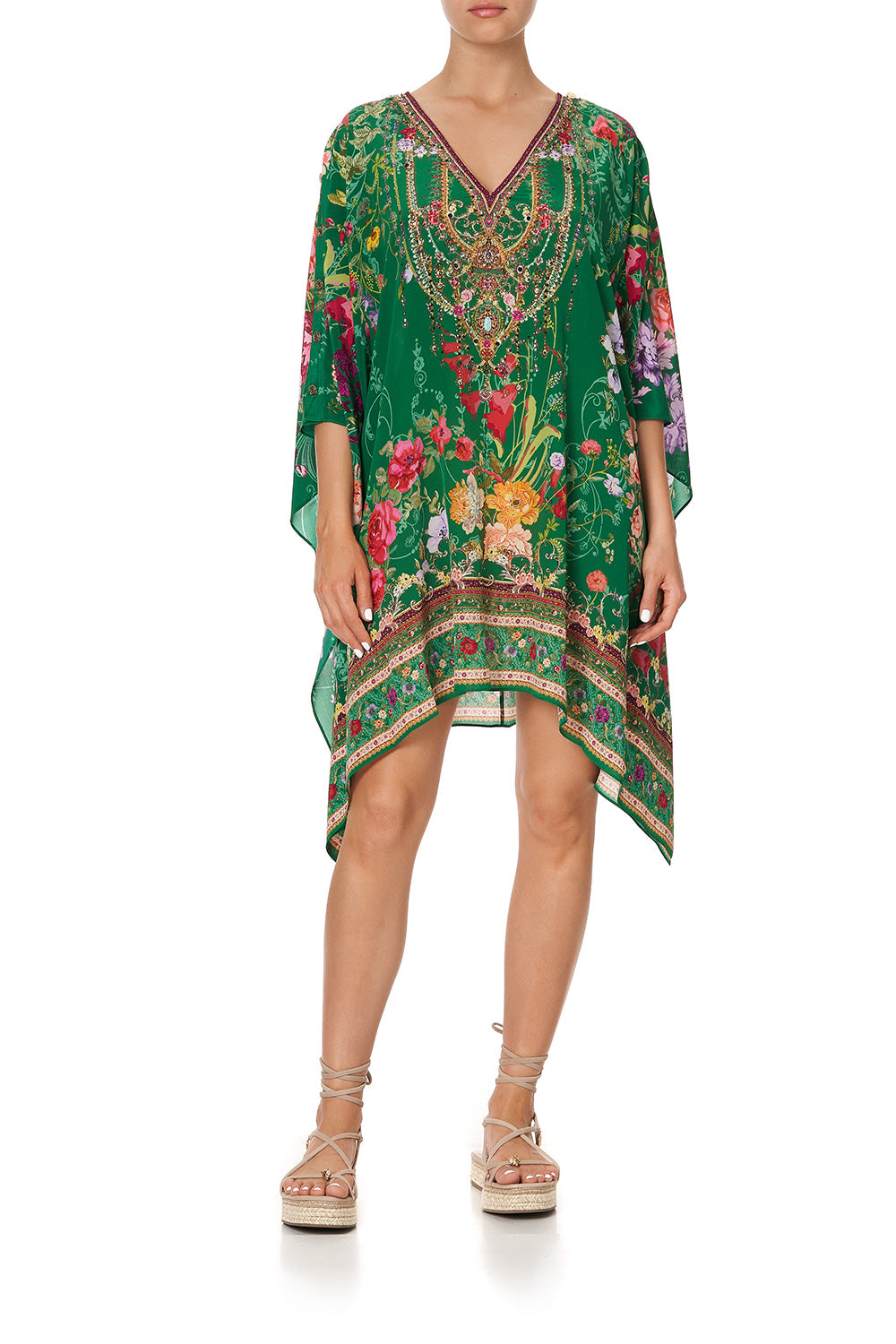 KAFTAN WITH BUTTON UP SLEEVES DIARIES FROM A VILLA