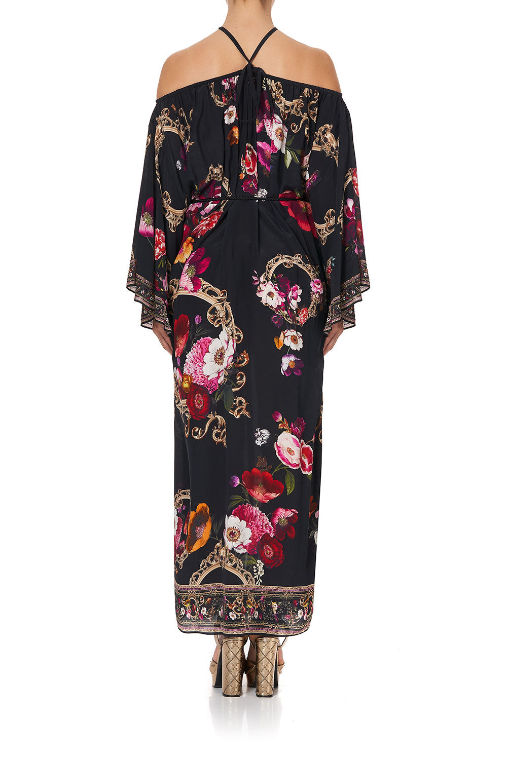 KEYHOLE NECK LONG KAFTAN MIRROR MIRROR