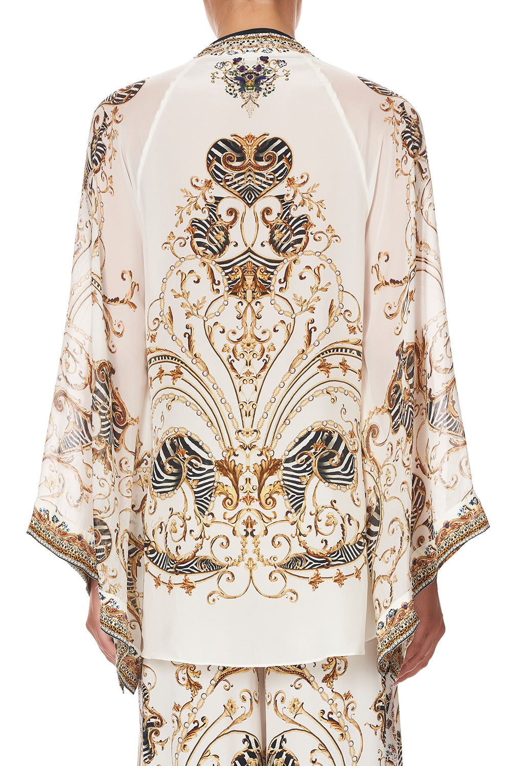 KIMONO LAYER WITH TIE NIGHT WAITING FOR DAY