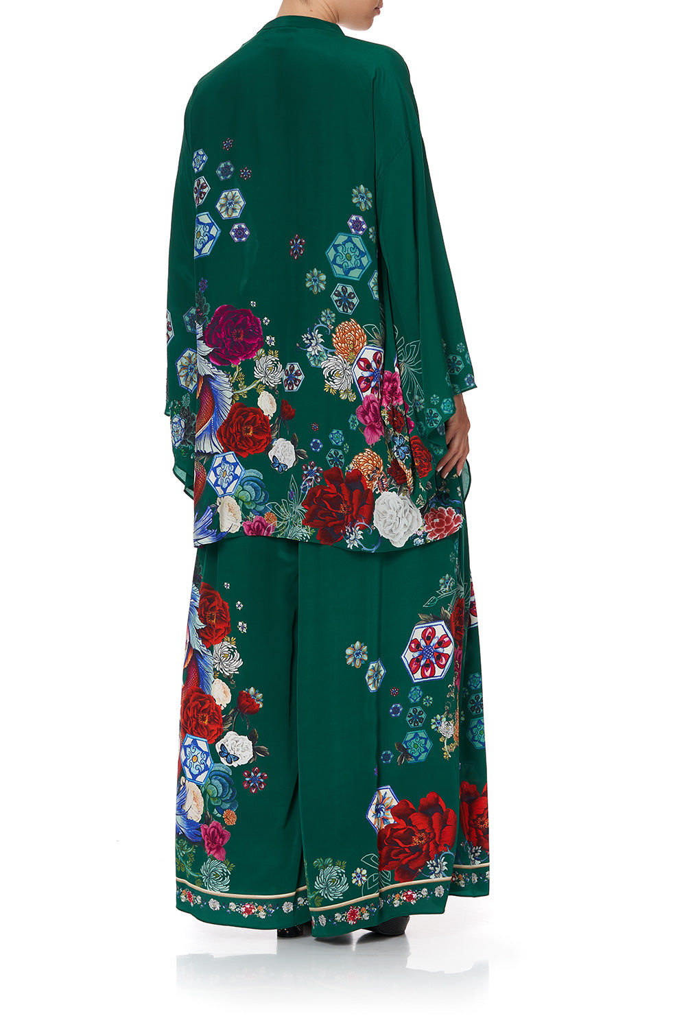 KIMONO SLEEVE BLOUSE EMERALD'S ORBIT