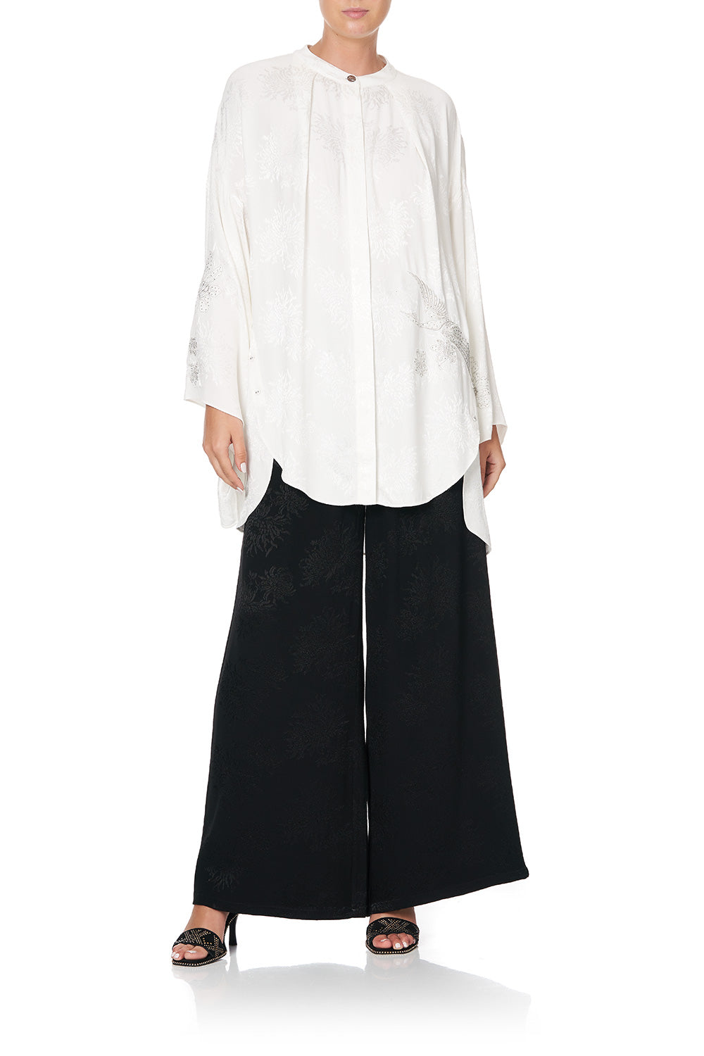 KIMONO SLEEVE BLOUSE SILVER LININGS