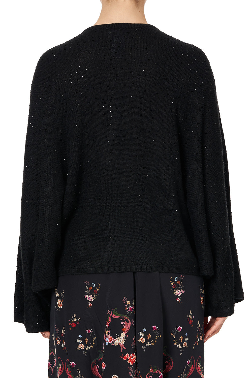 KNIT V NECK JUMPER WITH DOLMAN SLEEVE A GIRL LIKE YOU