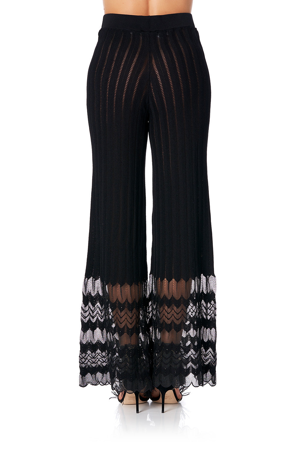 KNITTED LACE PANT MARAIS AT MIDNIGHT