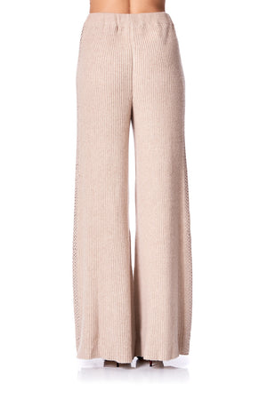 KNITTED PANT WITH SIDE DETAIL ALL MY AVIGNON