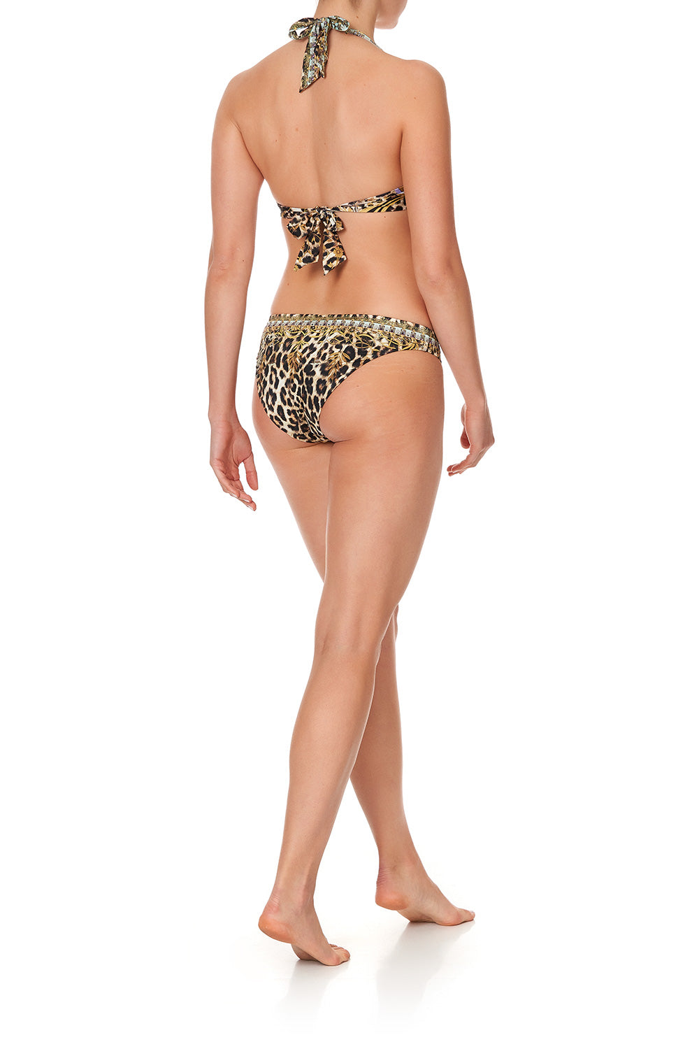 KNOT FRONT HALTER TOP NOMADIC NYMPH