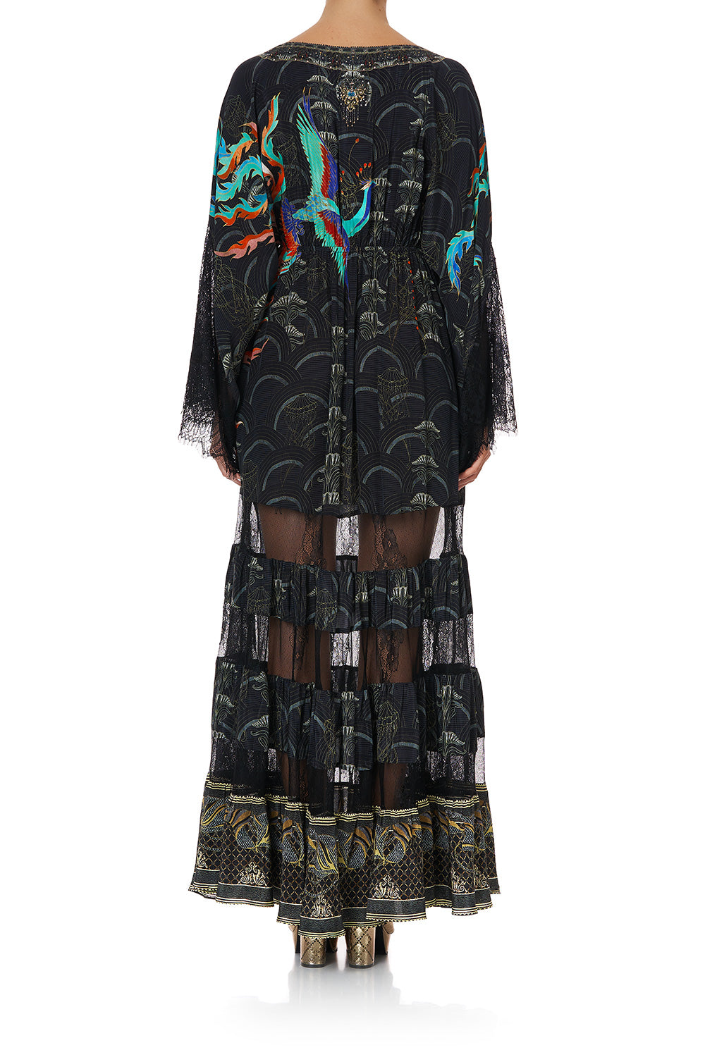 LACE PANEL DRESS WISE WINGS