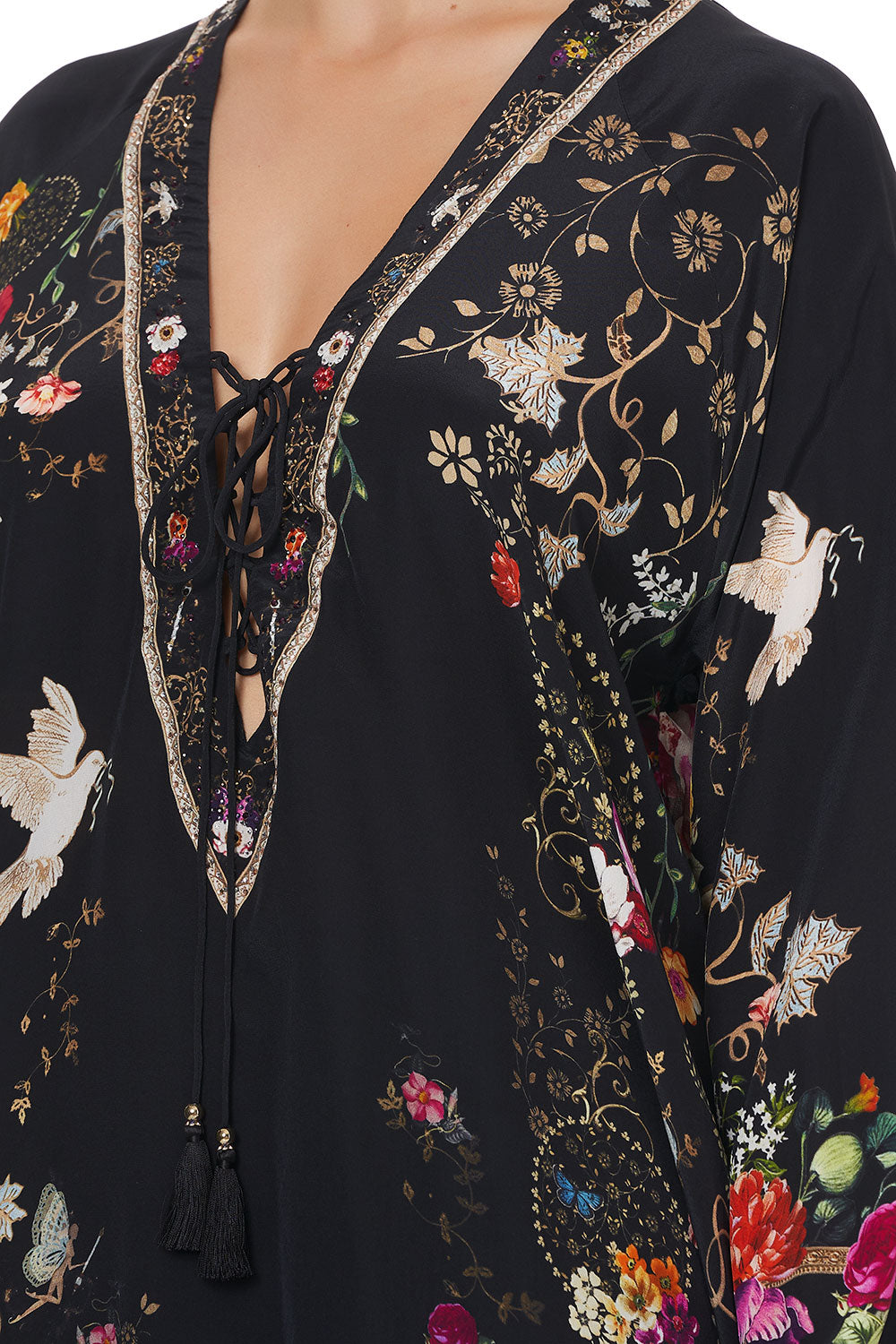 LACE UP BLOUSE MIRROR MIRROR