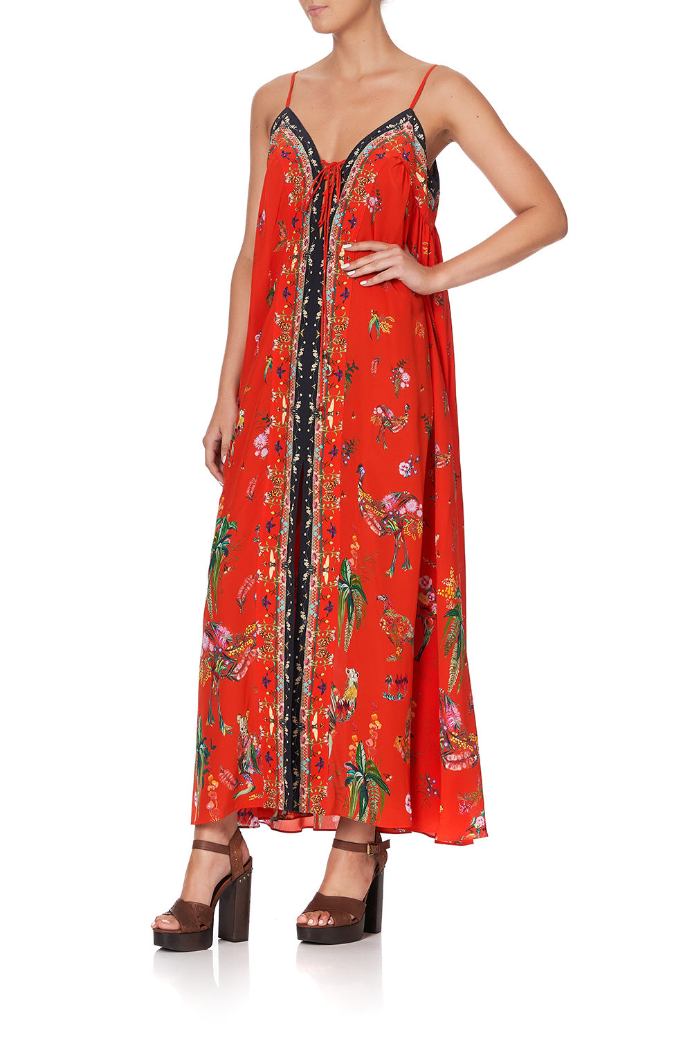 LACE UP FRONT DRESS CINEMA PARADISO