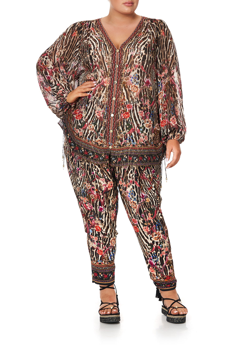 LACE UP SIDE BLOUSE LIV A LITTLE