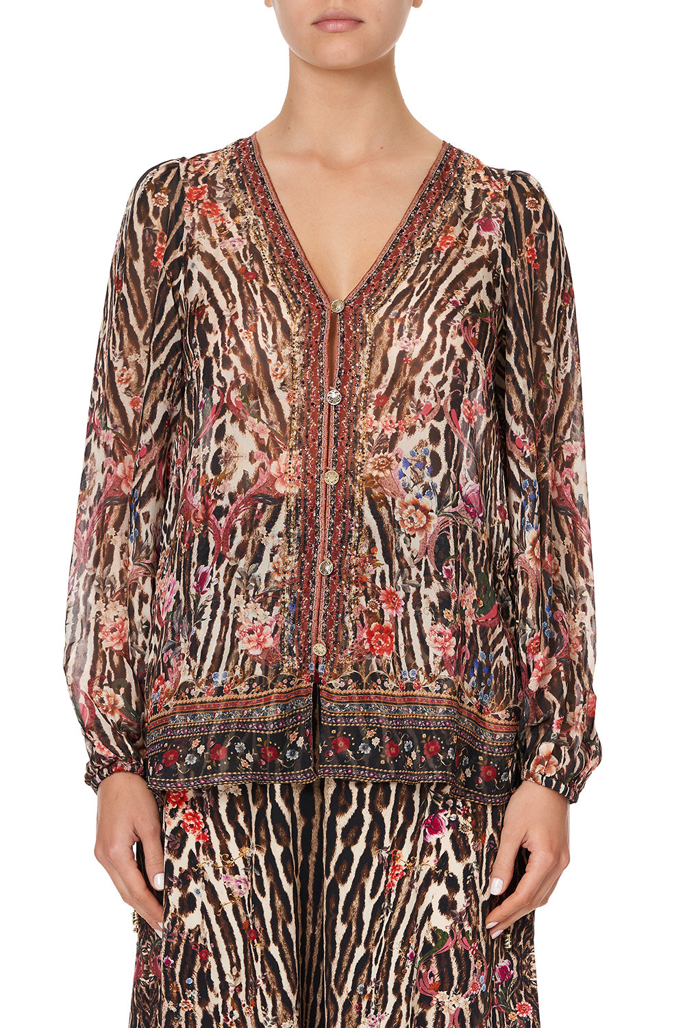 LACE UP SIDE BLOUSE LIV A LITTLE