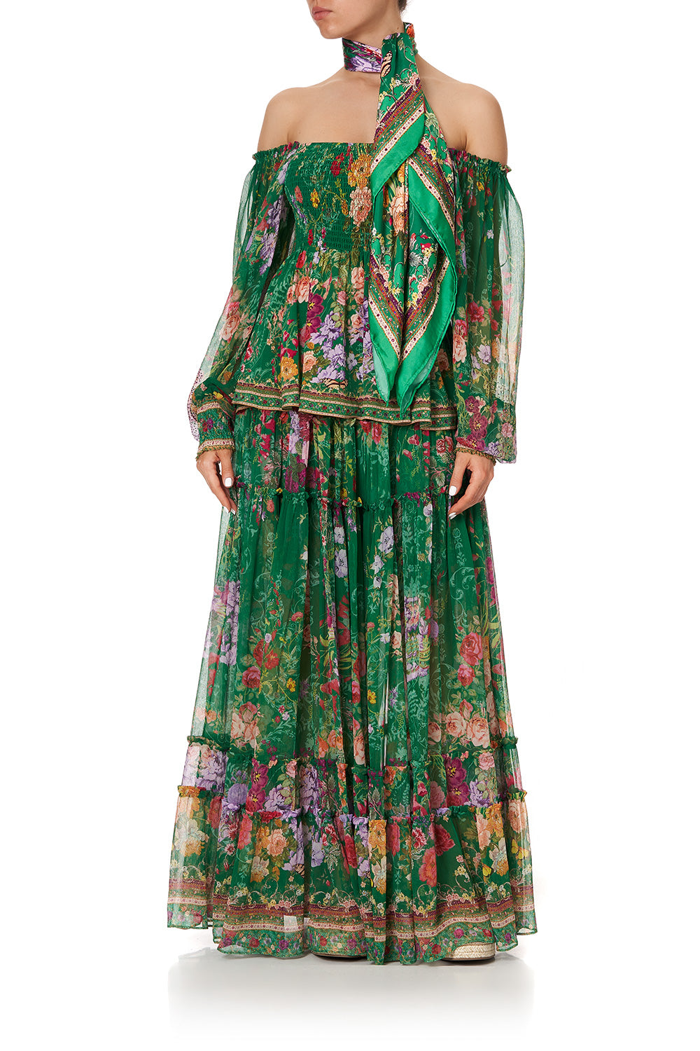 LARGE SQUARE SCARF DIARIES FROM A VILLA