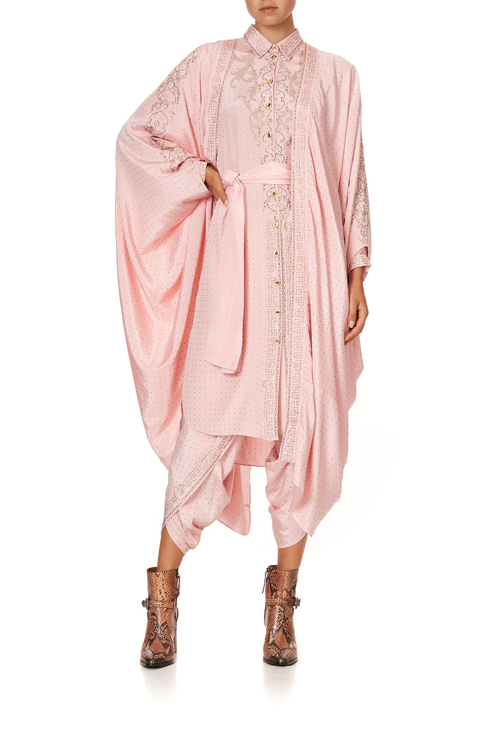 LAYER WITH CENTRE BACK PANEL LUXE PINK