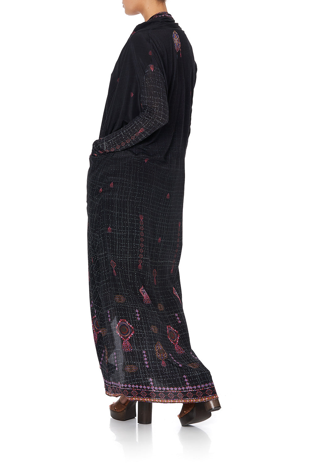 LONG CASUAL JACKET WITH POCKETS MINA MINA