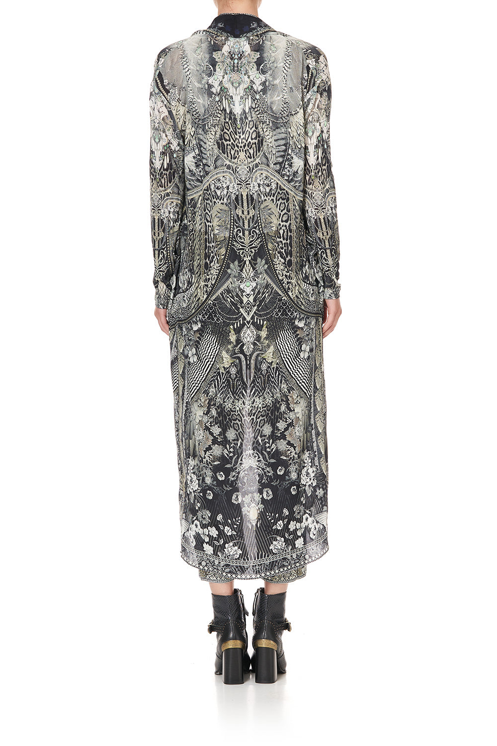 LONG CASUAL JACKET WITH POCKETS ONE TRIBE