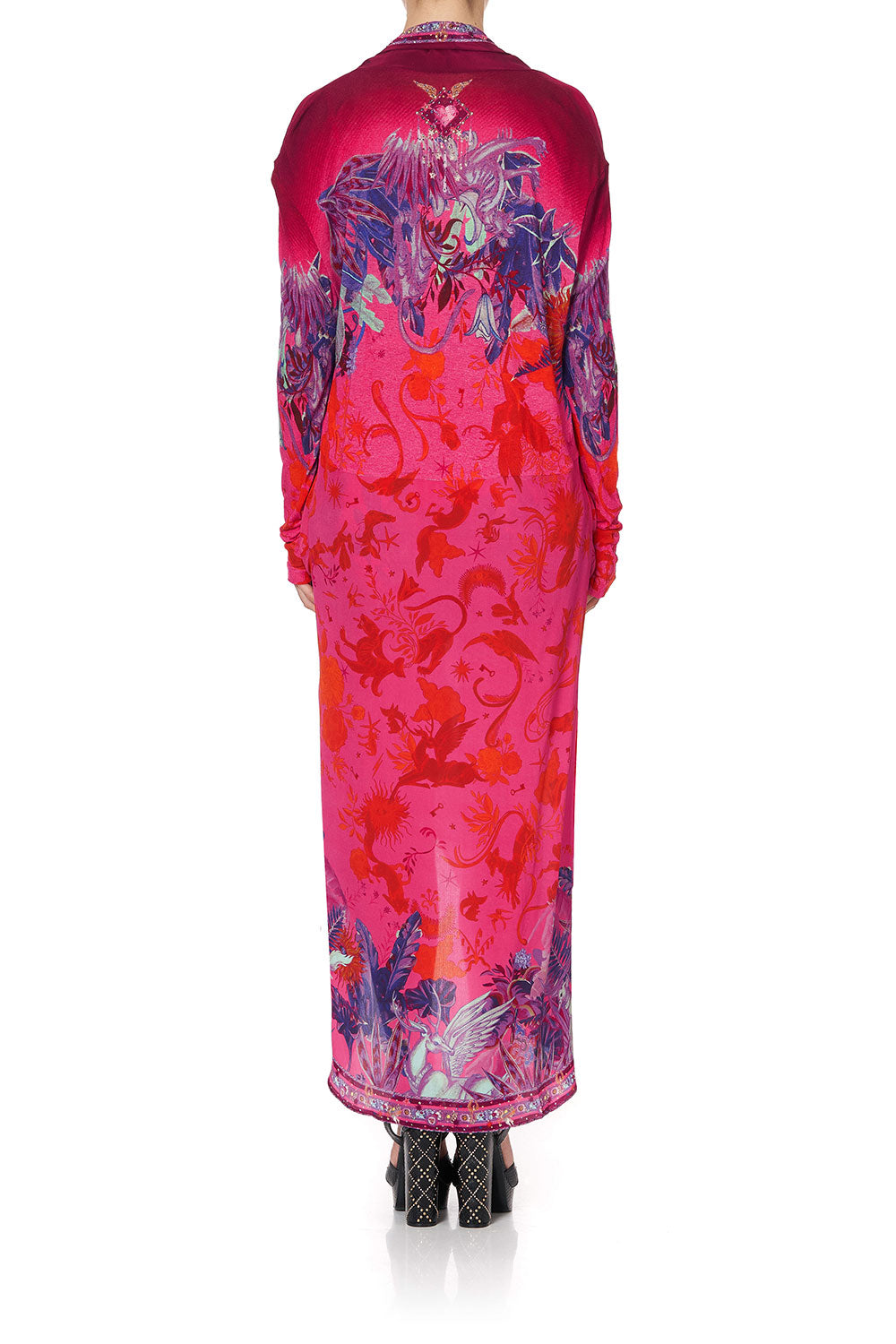 LONG CASUAL JACKET WITH POCKETS TROPIC OF NEON