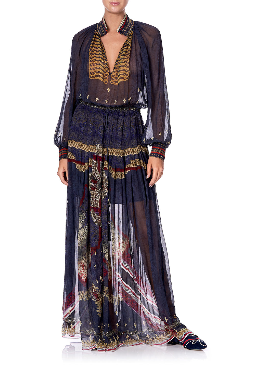 LONG SLEEVE DRESS WITH COLLAR THIS CHARMING WOMAN