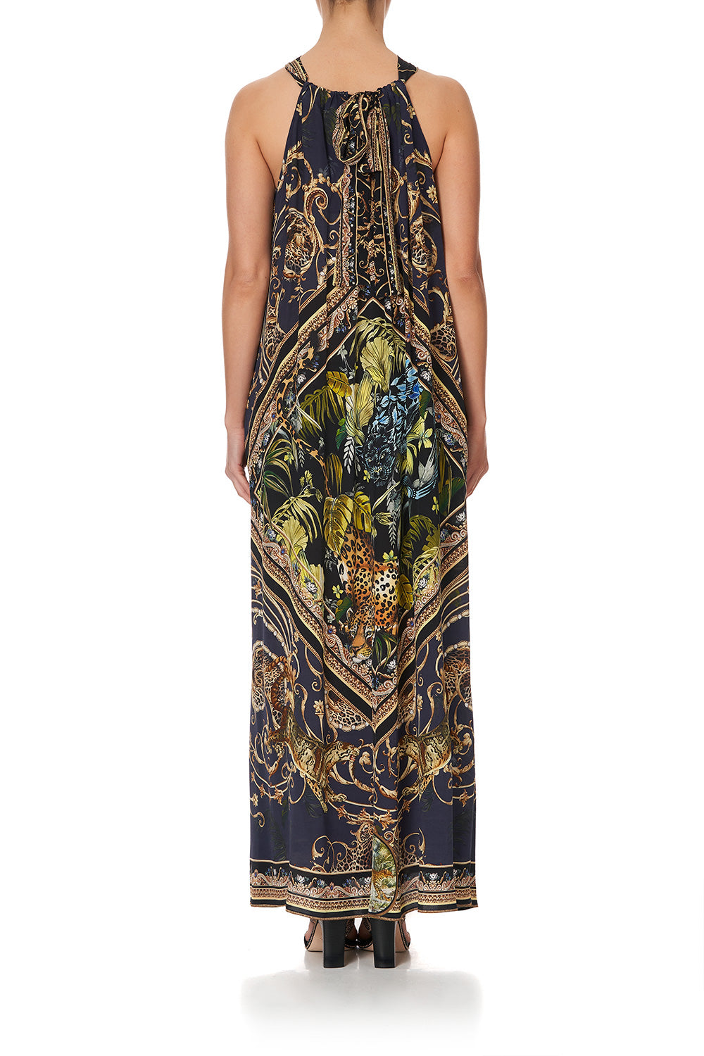 LONG DRESS WITH HALTER NECKLINE SEVEN DAY WEEKEND