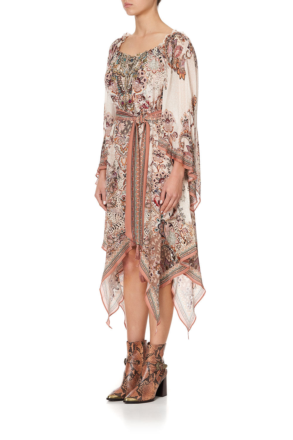 LONG DRESS WITH HANDKERCHIEF HEM TALES OF TALITHA