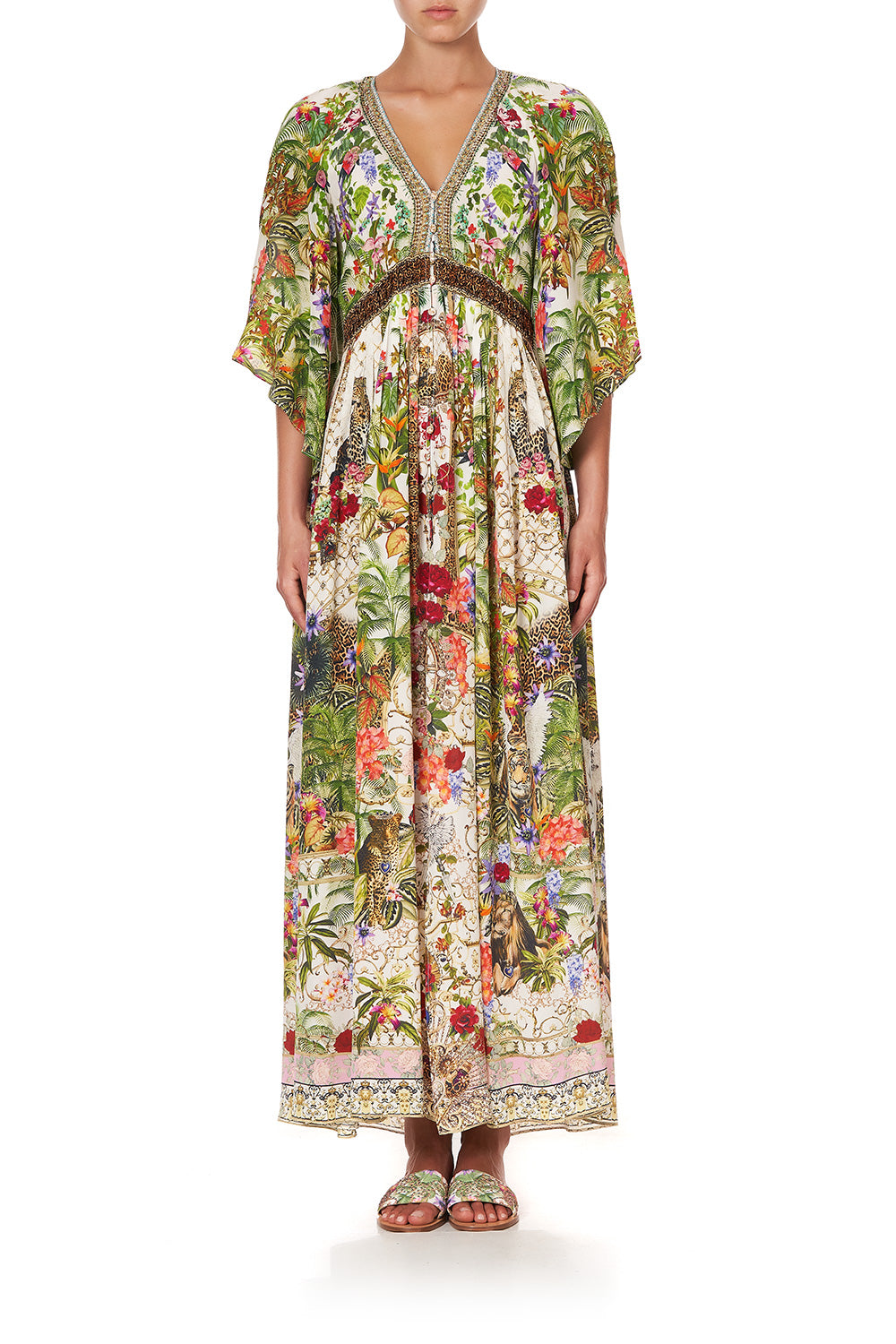 LONG DRESS WITH SMOCKED WAIST FAIR VERONA