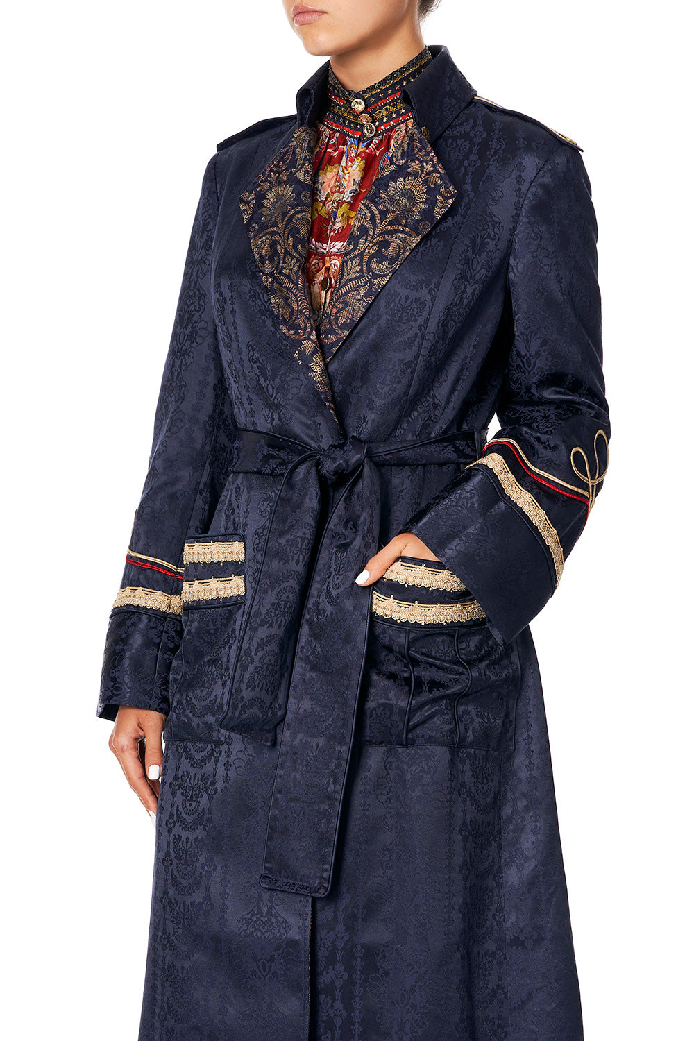 LONG MILITARY COAT THIS CHARMING WOMAN