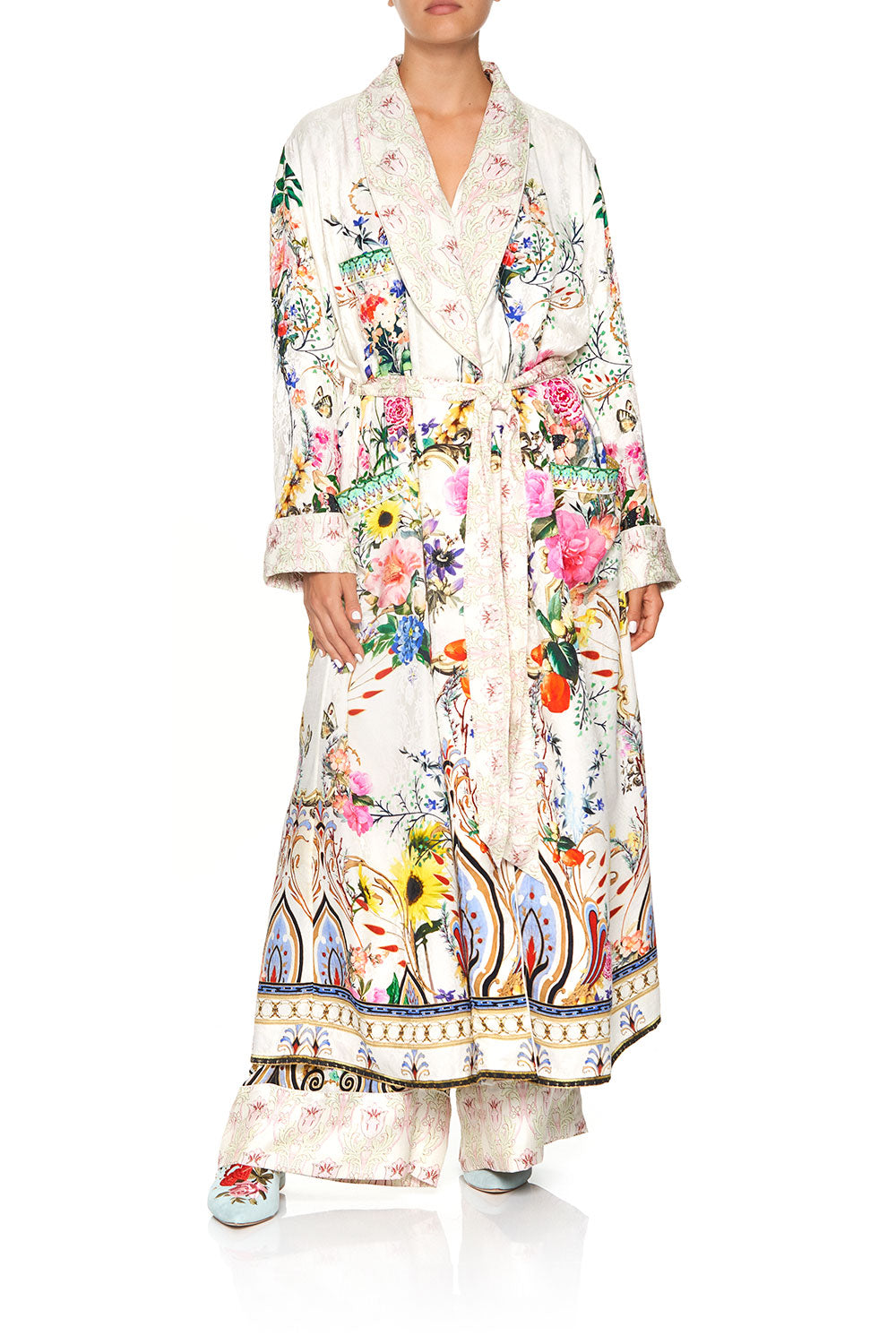 LONG ROBE WITH TIE BOHEME