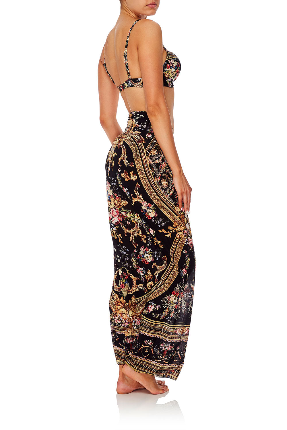 CAMILLA LONG SARONG FRIEND IN FLORA