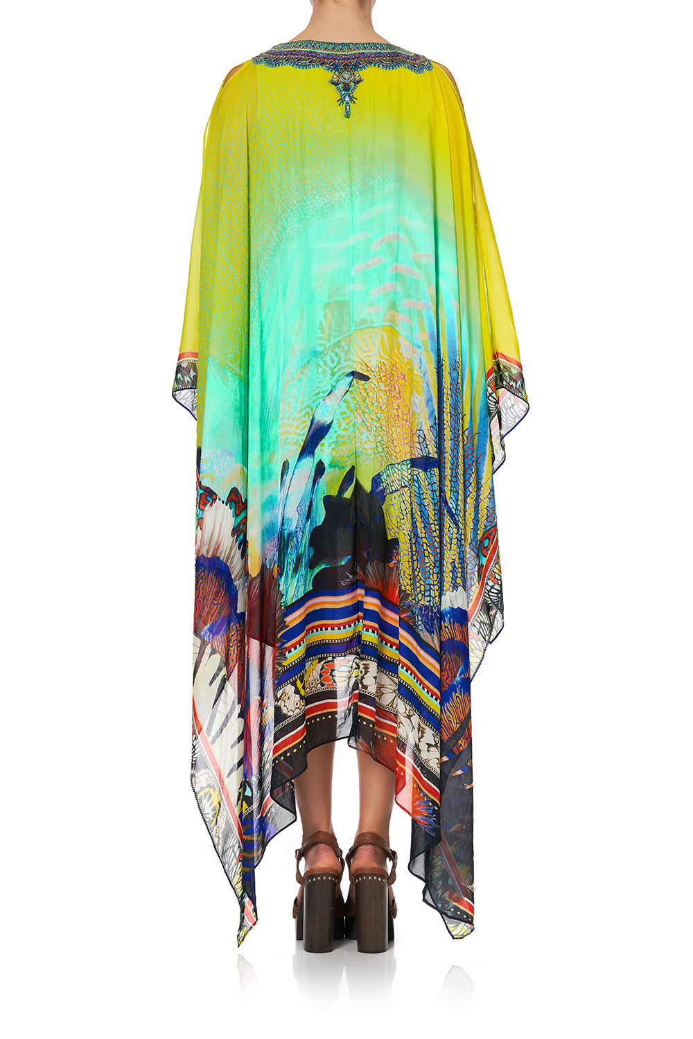 LONG SHEER OVERLAY DRESS SOUTHERN MERMAID