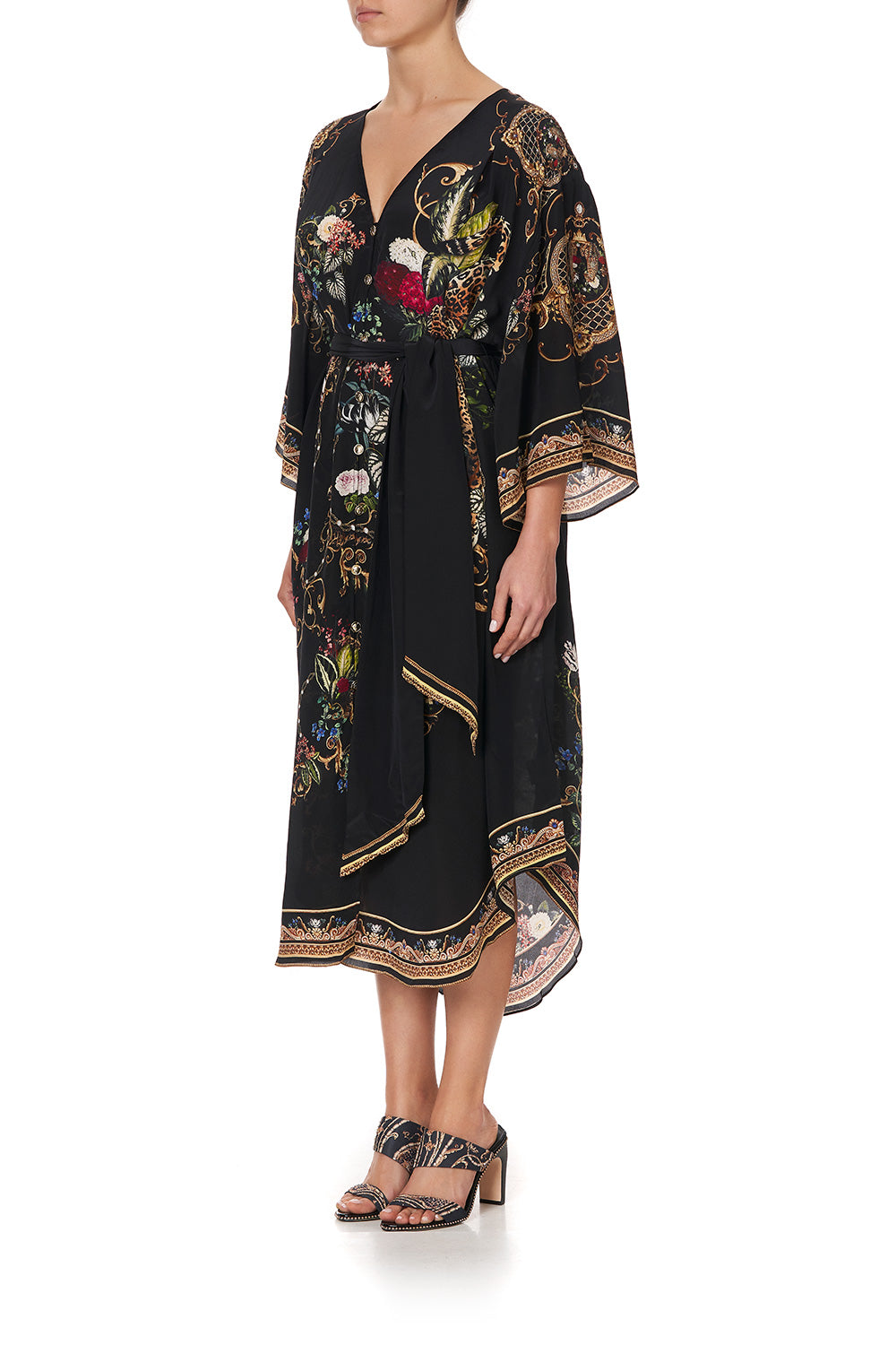 LOOSE BUTTON THROUGH DRESS STUDIO 54