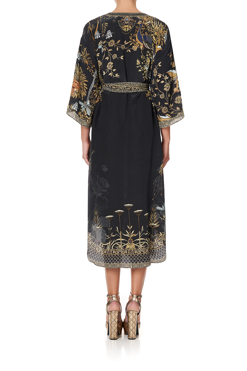 LOOSE BUTTON THROUGH DRESS THE JEWELLED ARROW