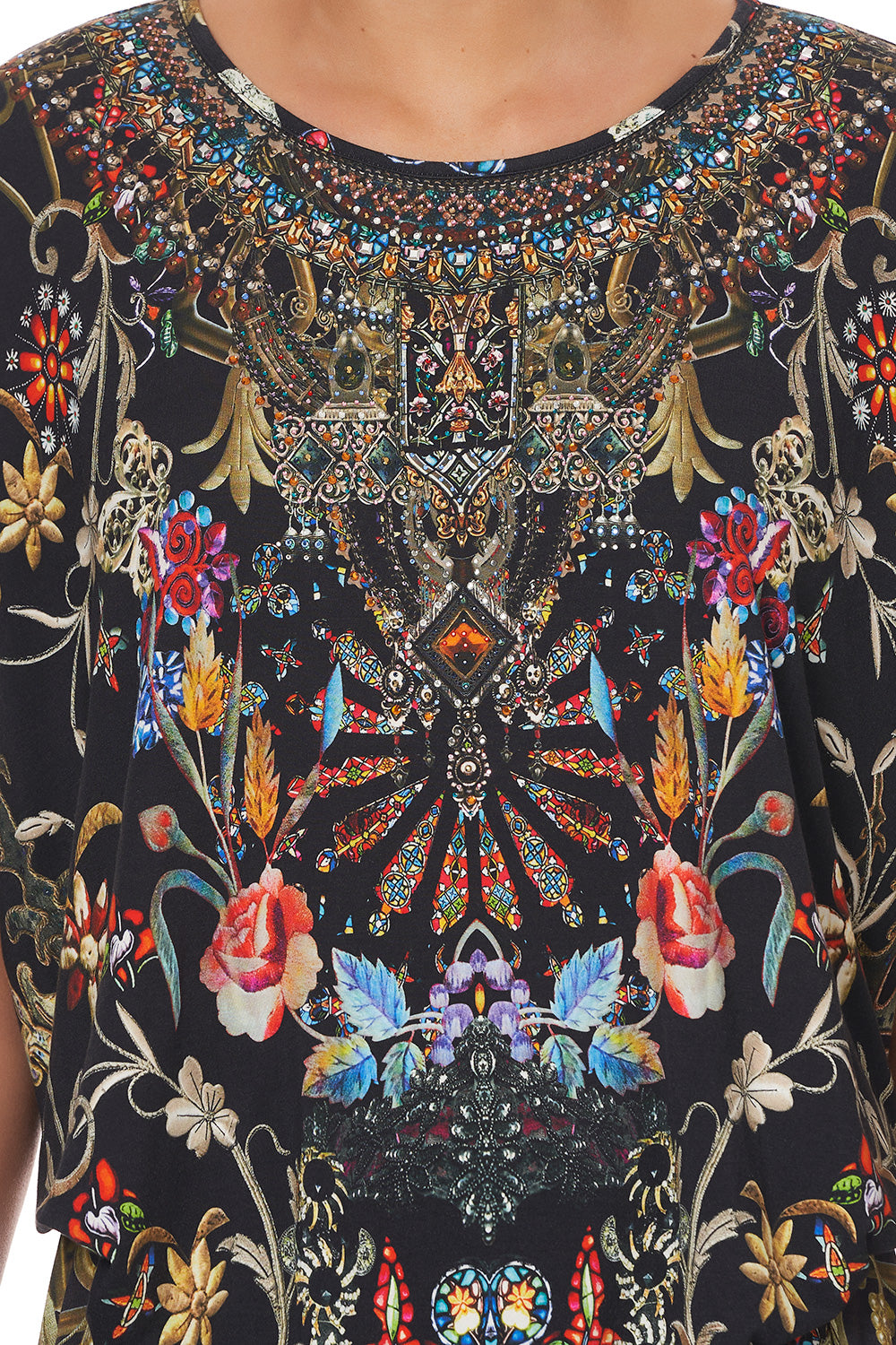 LOOSE FIT ROUND NECK TEE DANCING IN THE DARK