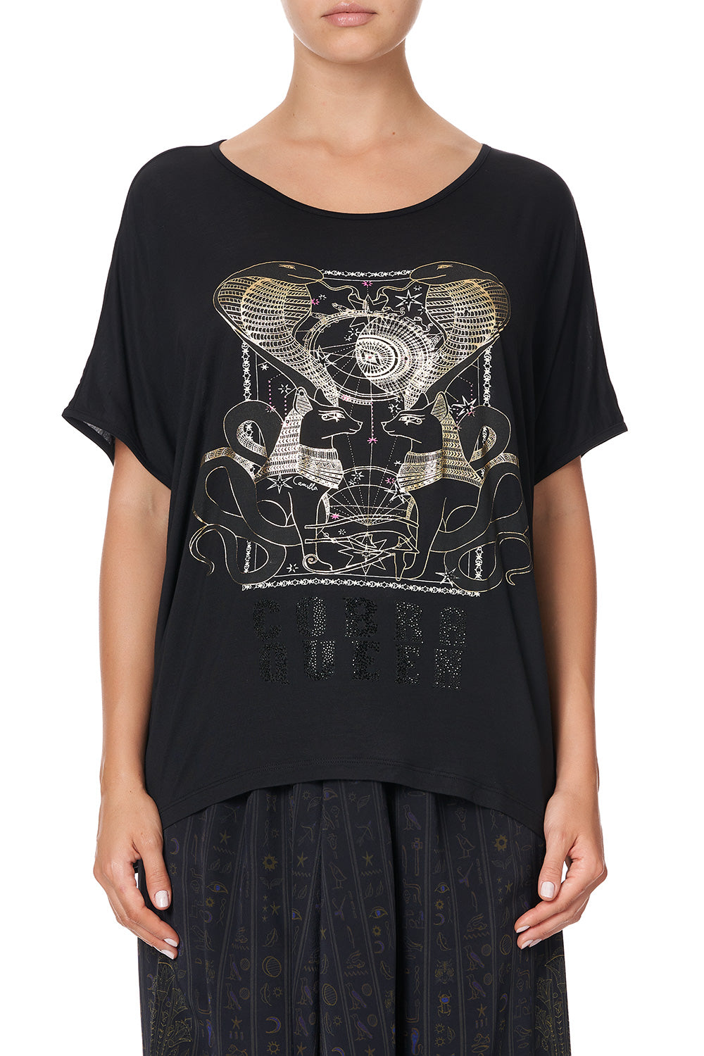 LOOSE FIT ROUND NECK TEE COBRA KING