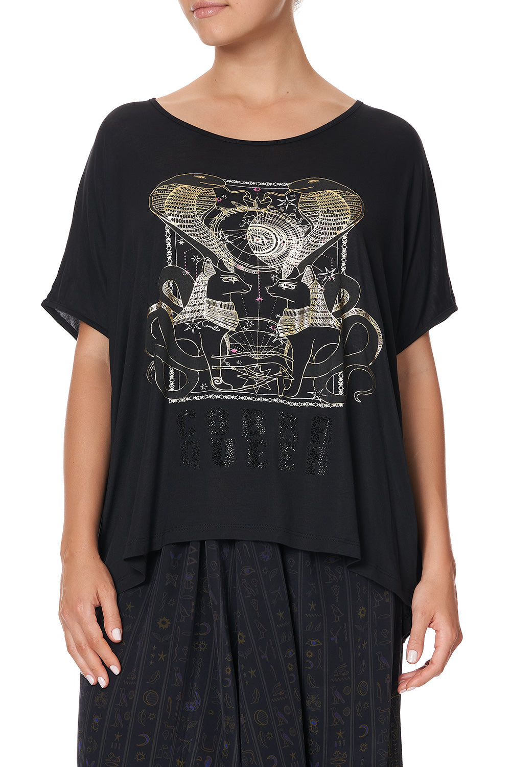 LOOSE FIT ROUND NECK TEE COBRA KING