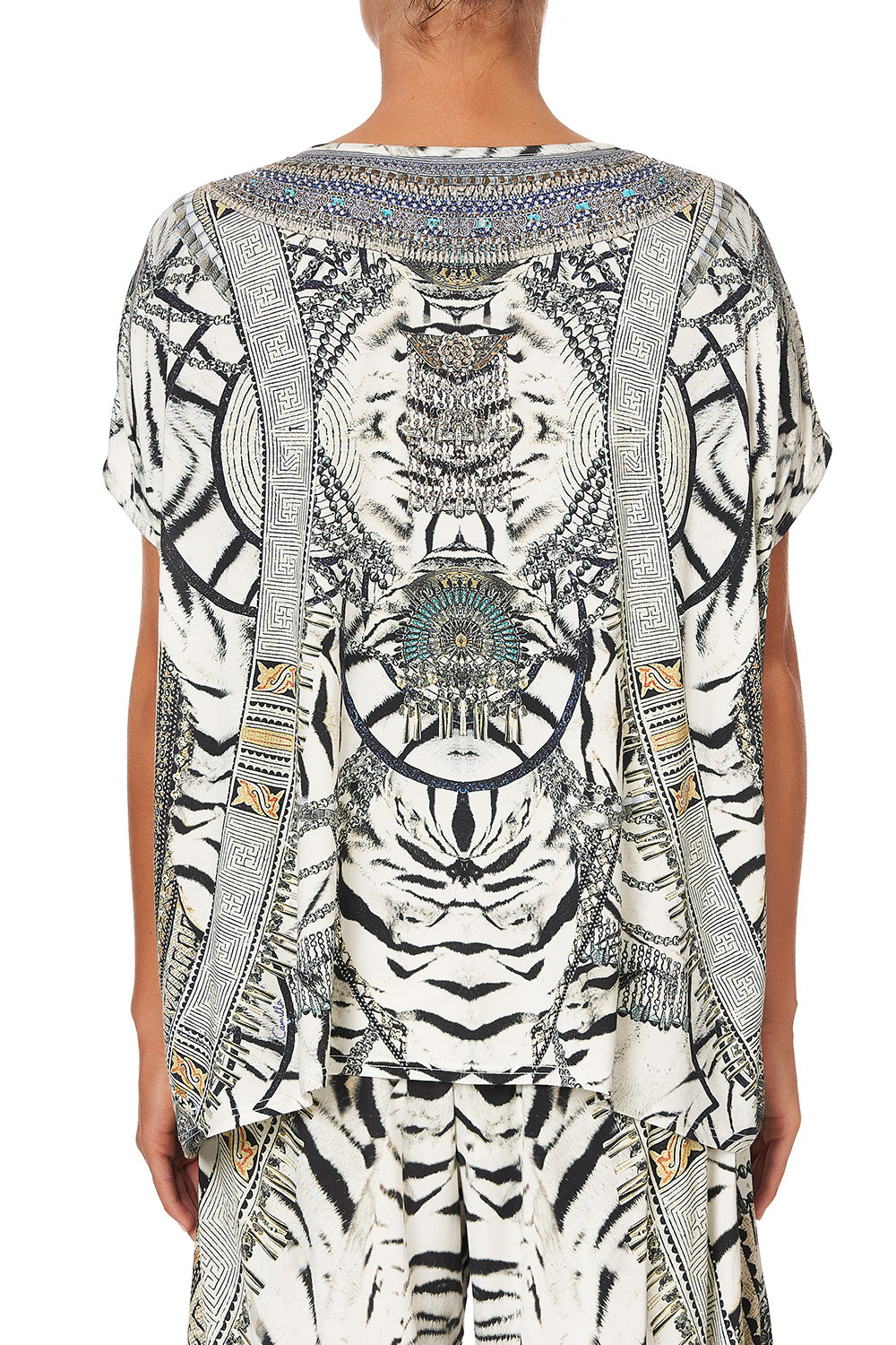 LOOSE FIT ROUND NECK TEE WILD BELLE