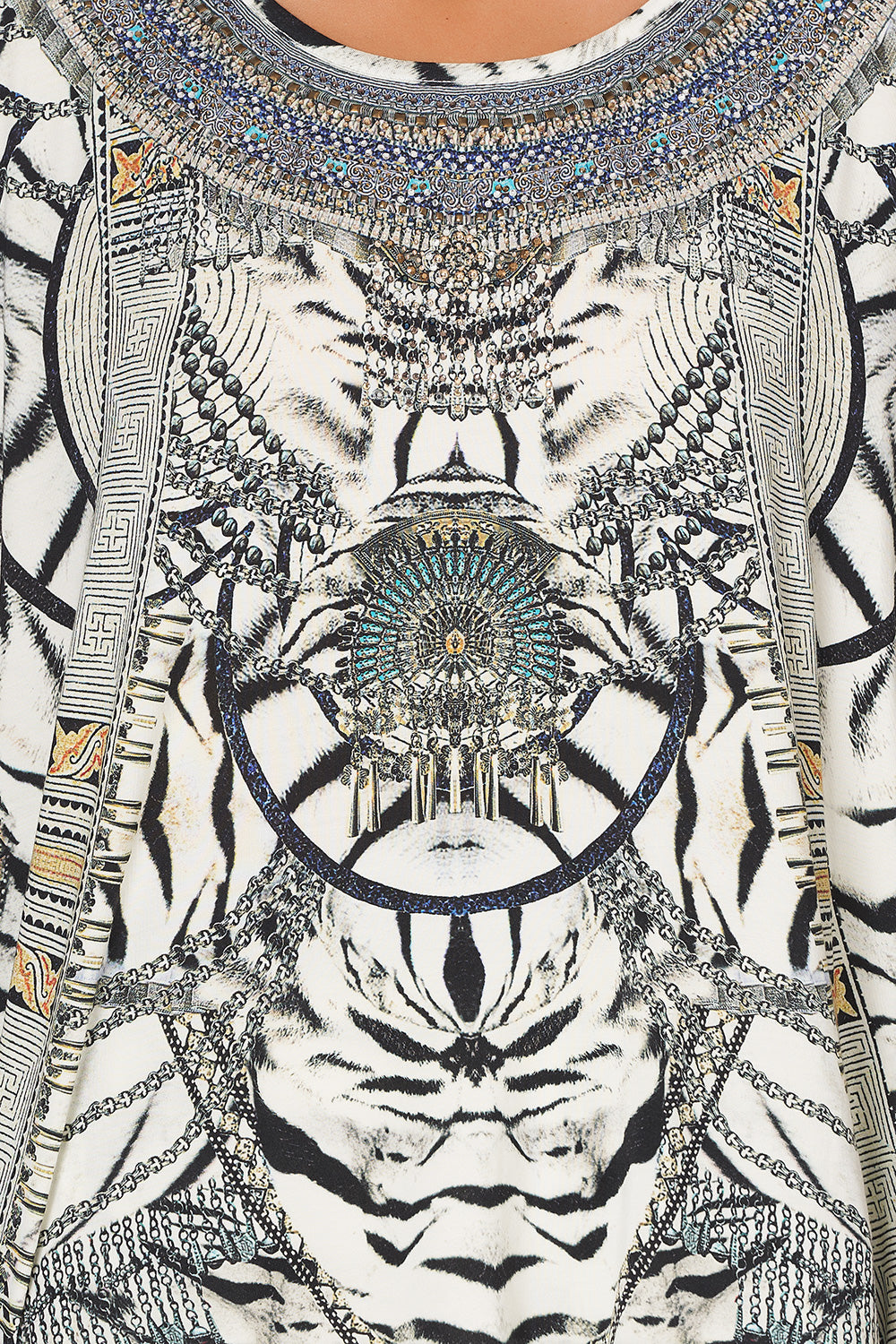 LOOSE FIT ROUND NECK TEE WILD BELLE