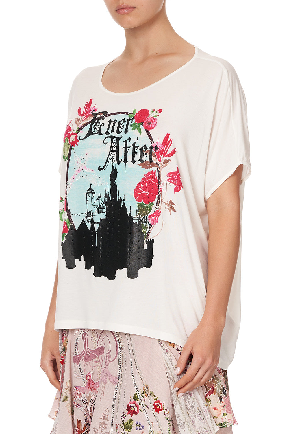 LOOSE FIT ROUND NECK TEE ISTENANYA