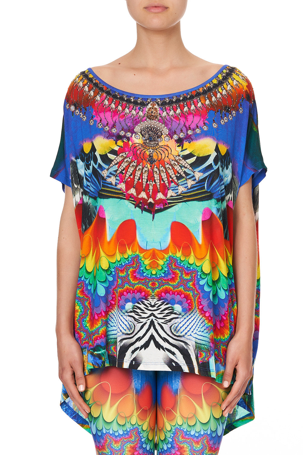 LOOSE FIT TEE RAINBOW GATHERING