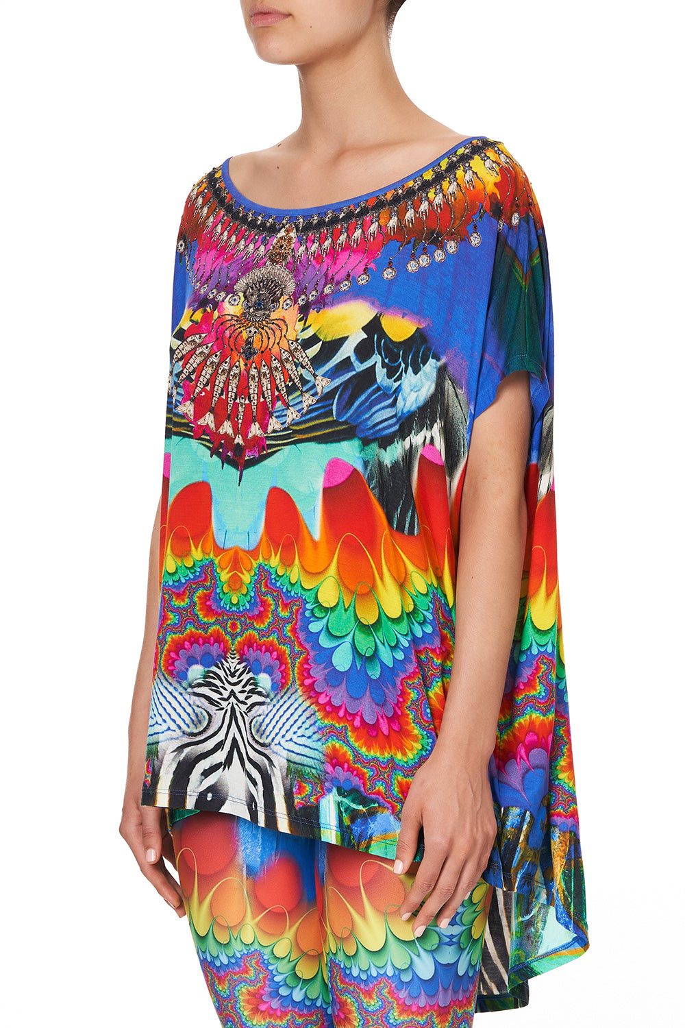 LOOSE FIT TEE RAINBOW GATHERING