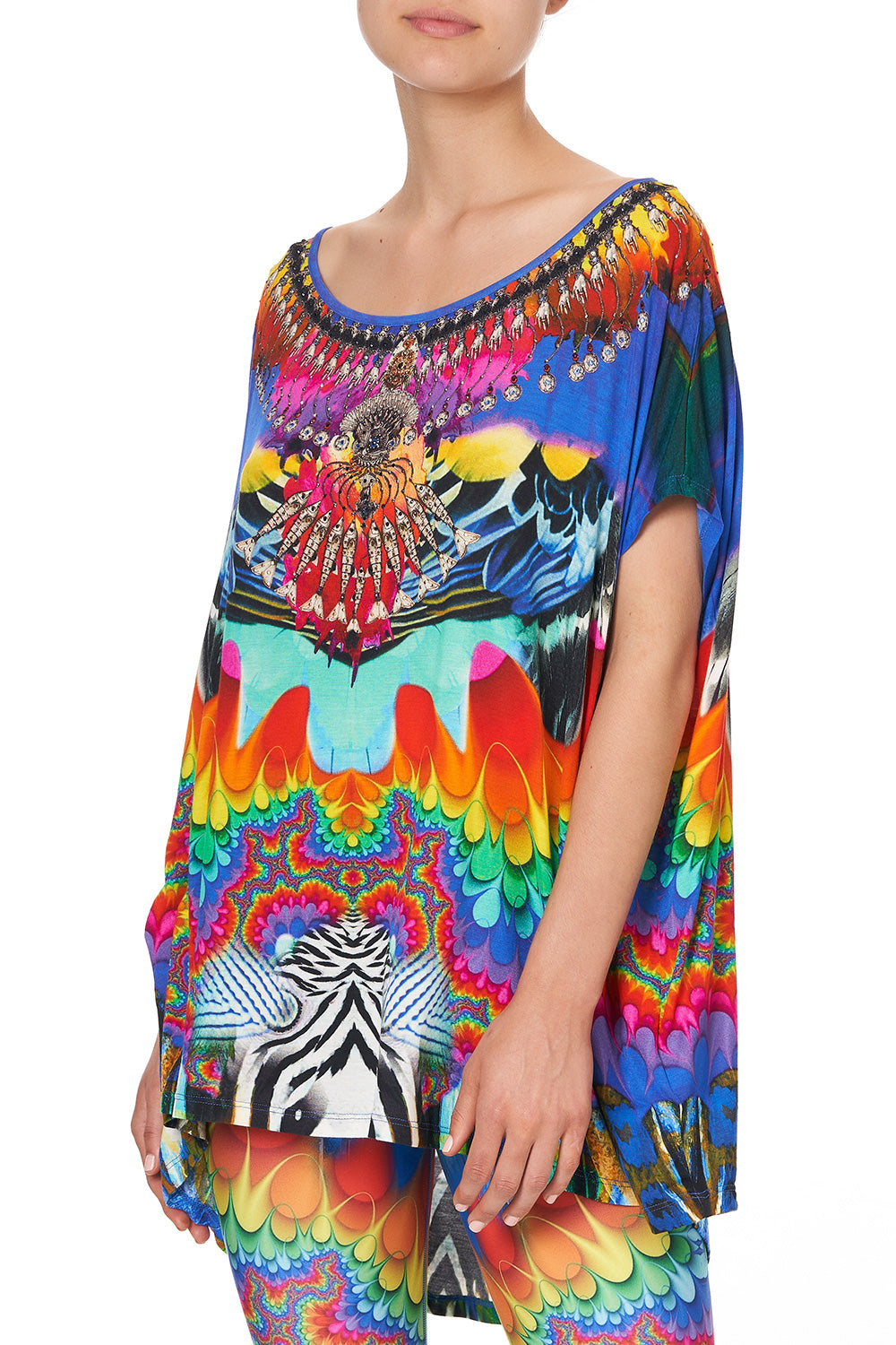 LOOSE FIT TEE RAINBOW GATHERING