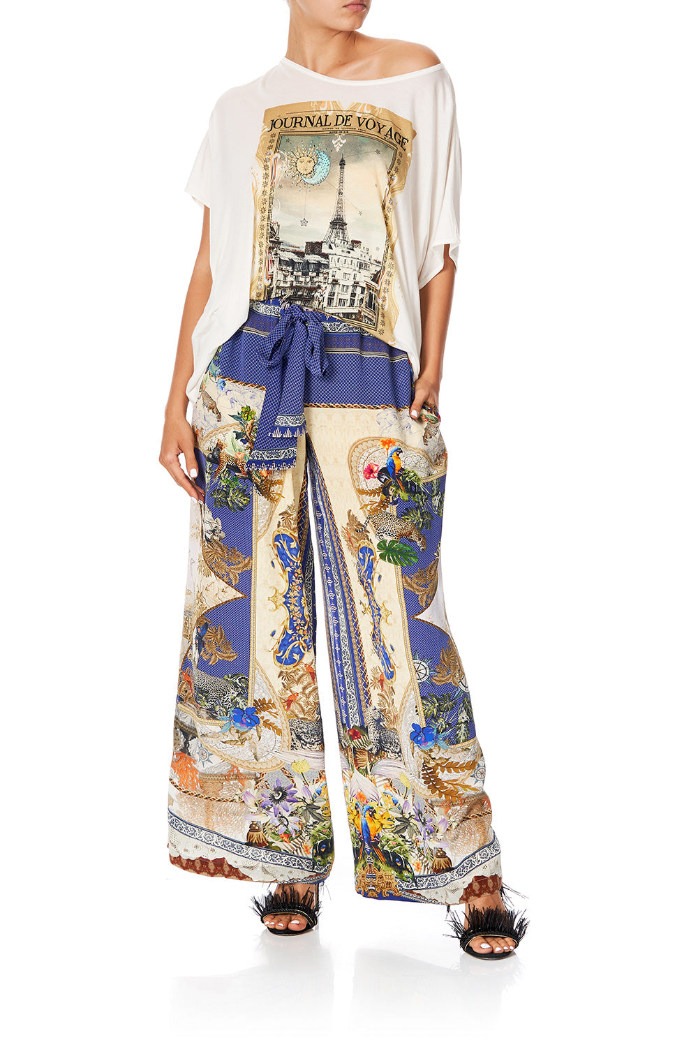 LOUNGE TROUSER WITH WAIST TIE MUSE NOVELS