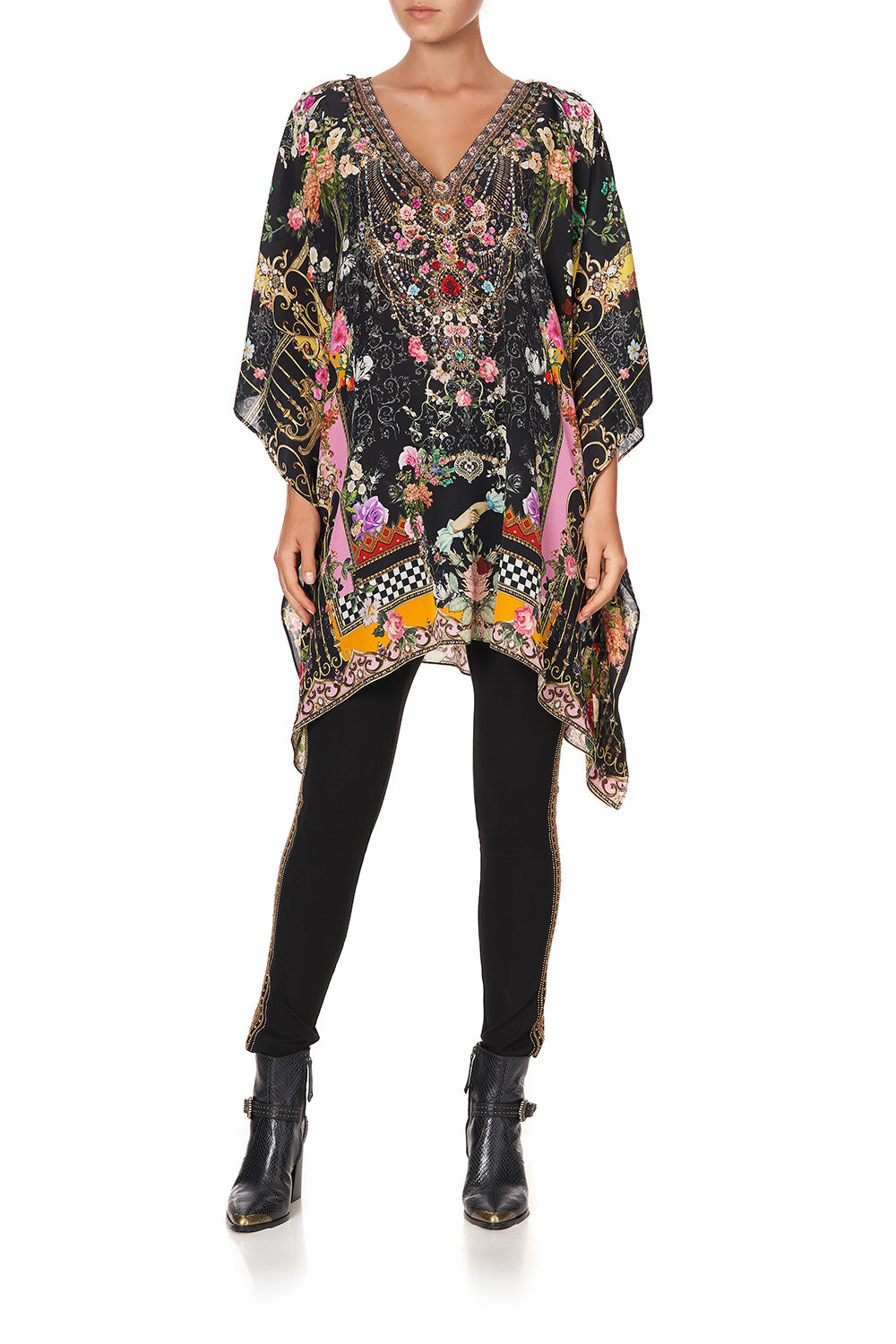 MIDI KAFTAN WITH BUTTON UP SLEEVES MONTAGUES CAPULET