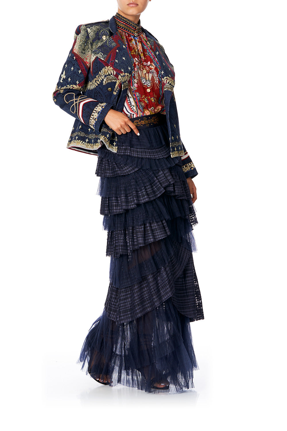 DOUBLE BREASTED TAILORED JACKET THIS CHARMING WOMAN