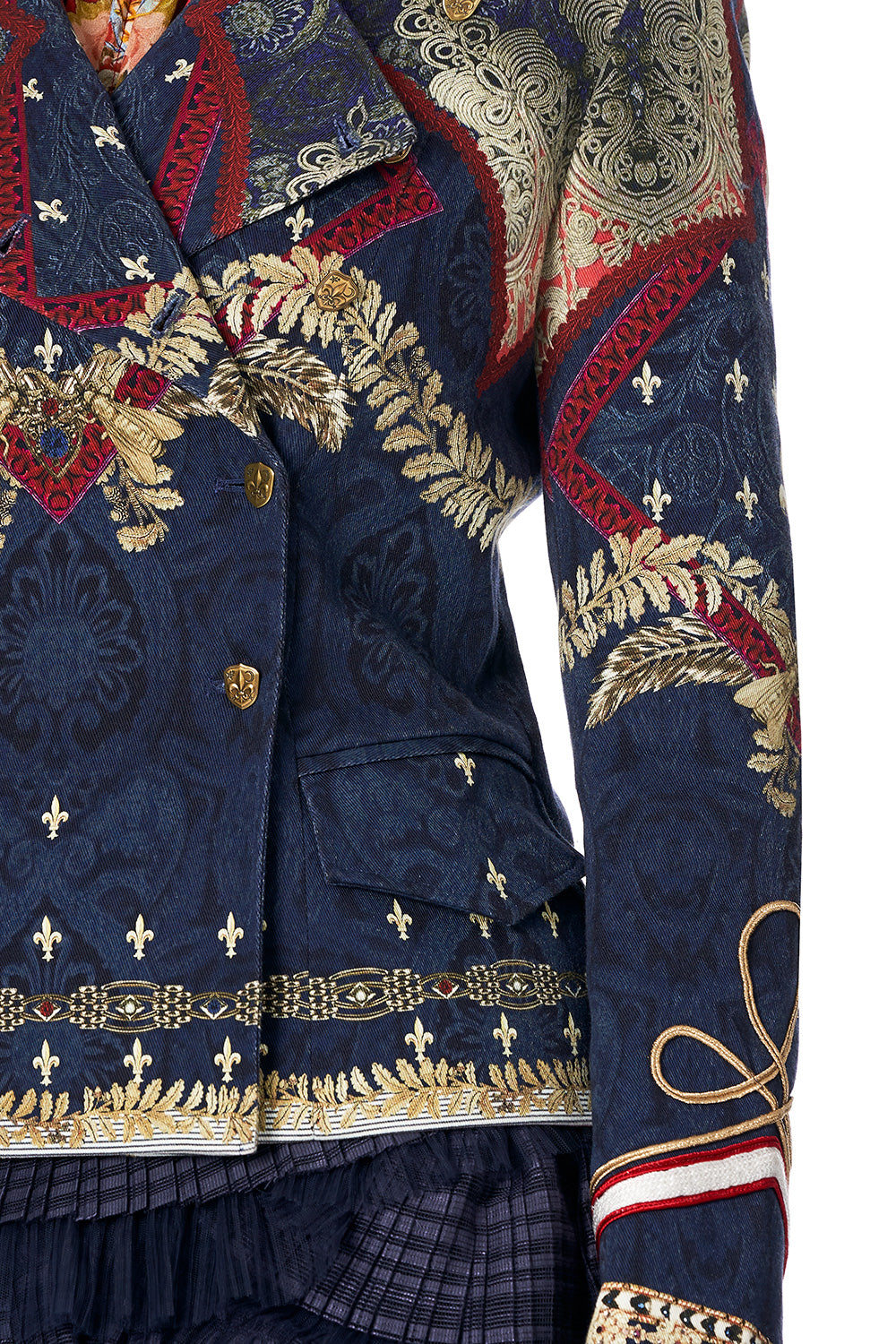 DOUBLE BREASTED TAILORED JACKET THIS CHARMING WOMAN