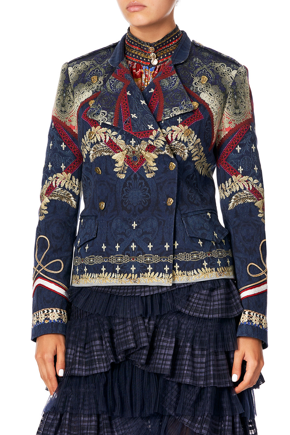 DOUBLE BREASTED TAILORED JACKET THIS CHARMING WOMAN