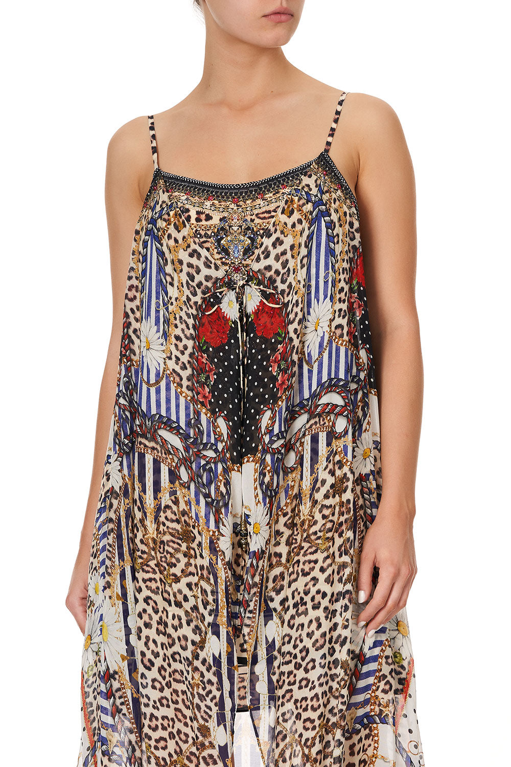 MINI DRESS WITH LONG OVERLAY DEAR BRIGITTE