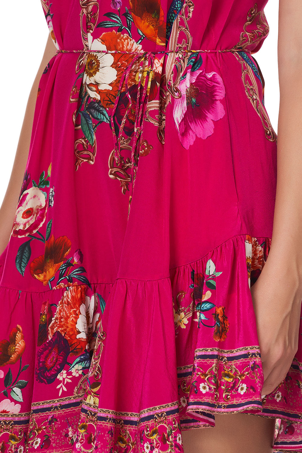 MINI DRESS WITH RUFFLE HEM APPLE EYED