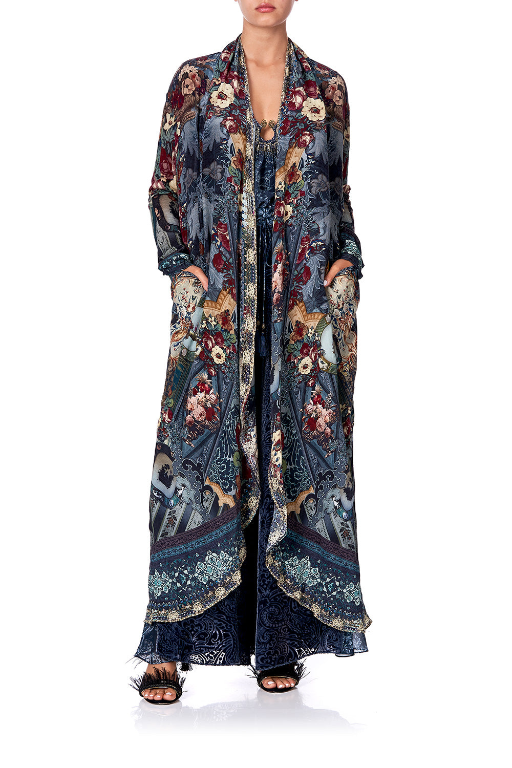 LONG CASUAL JACKET WITH POCKETS HOTEL BOHEME